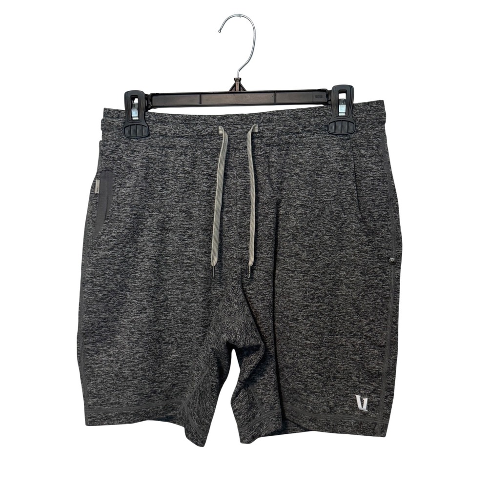 Vuori Ponto Shorts Mens Small Gray Heather Sweat Athletic Performance Training